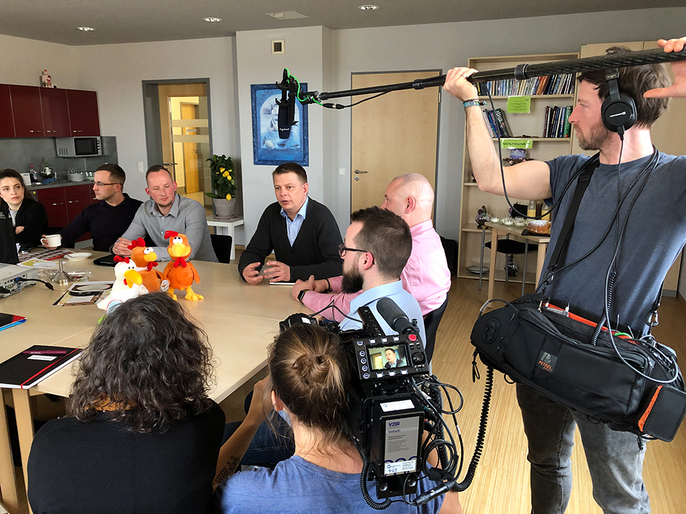 Filmteam zu Besuch in Apfelstädt